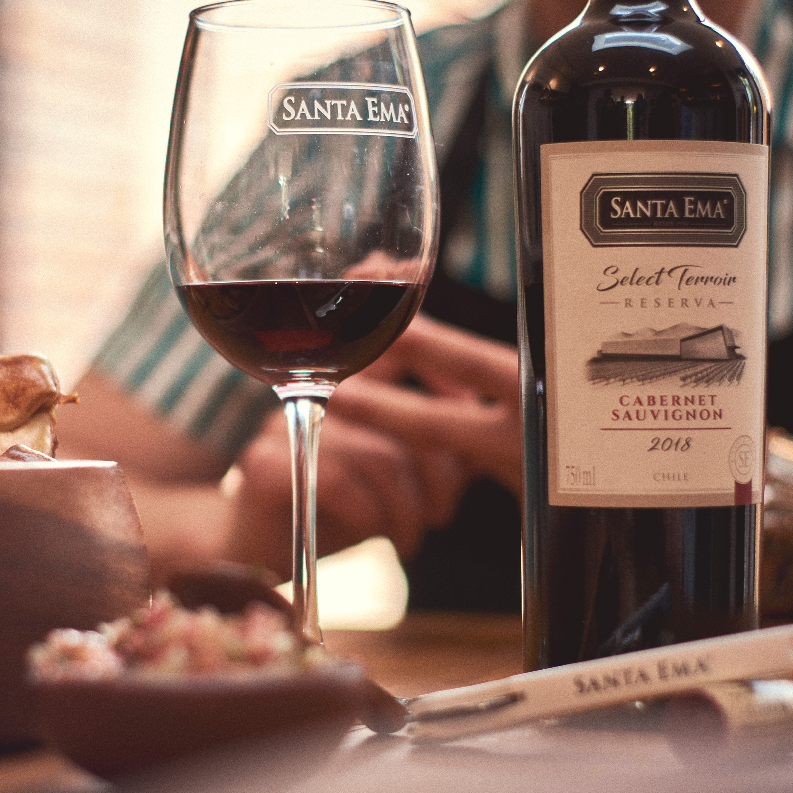 Sesión de degustación — Viña Santa Ema